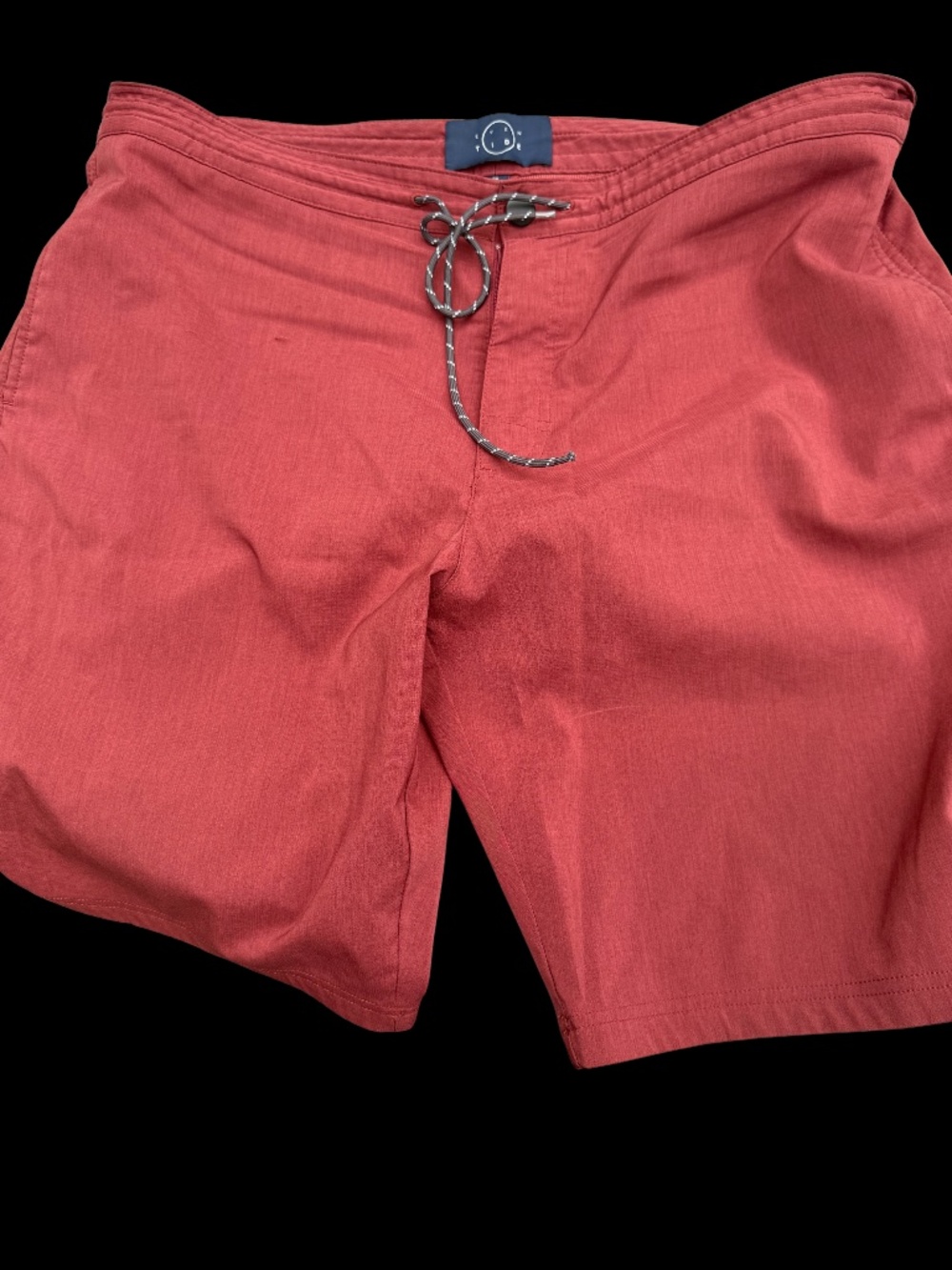Men's Red Flat Front Swim Shorts | XL | Quick-Dry | Beach